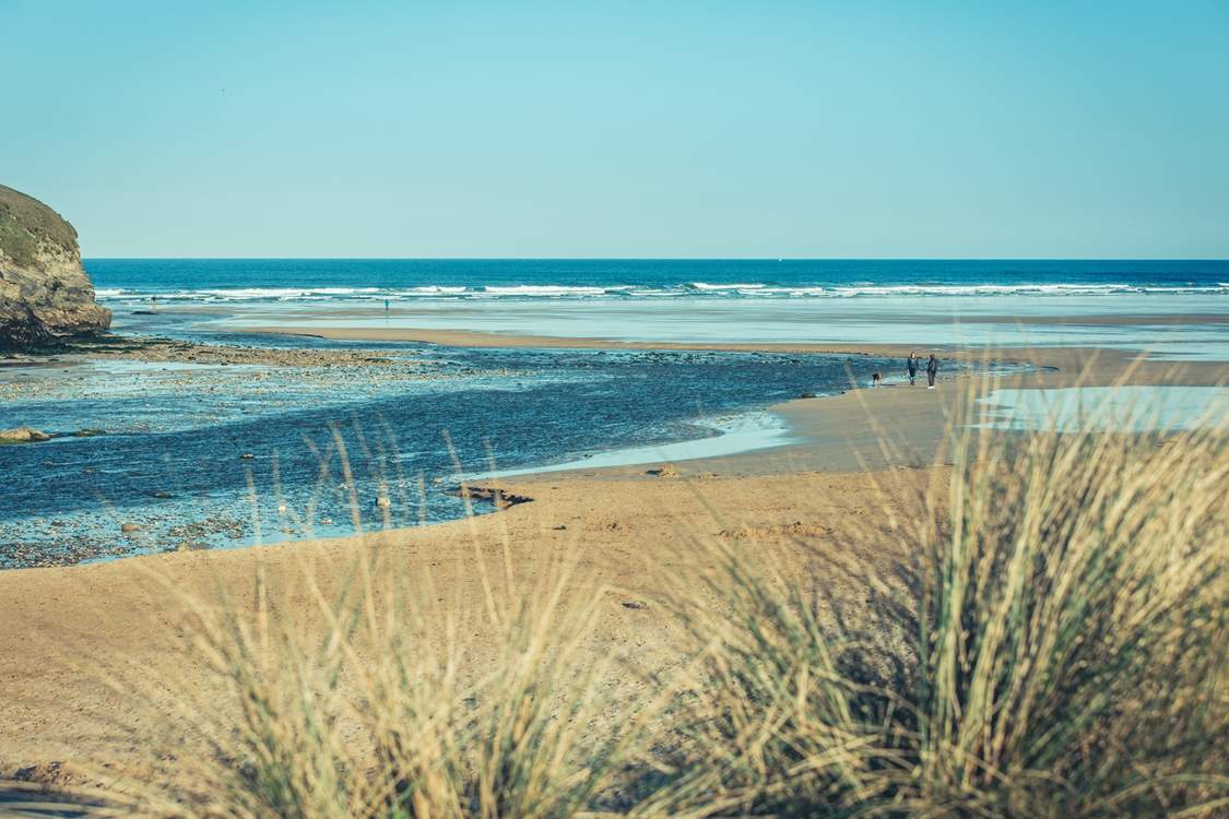 Also on the north coast, you'll find Mawgan, another beautiful beach!