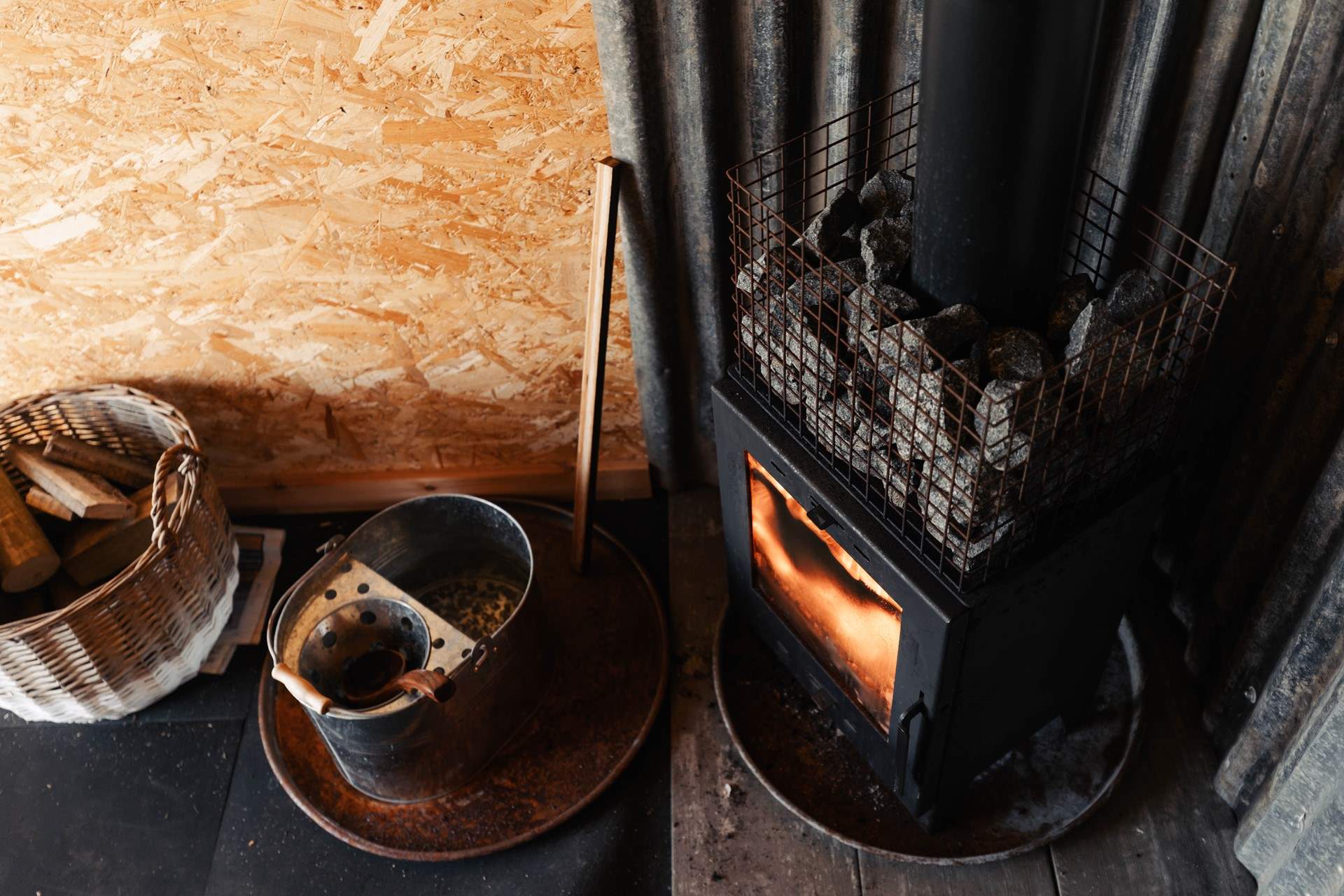 The sauna is available to book with the owner during your stay.