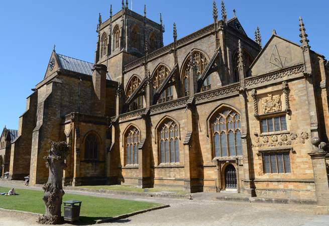 Sherborne Abbey, built in the 8th century, is spectacular and a short walk away.