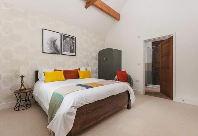 This bedroom benefits from a lovely en suite shower-room with waterfall shower.
