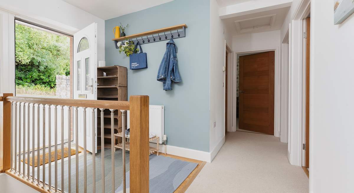 On entering through front door you will discover all four bedrooms and the family bathroom.