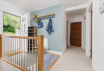 On entering through front door you will discover all four bedrooms and the family bathroom.