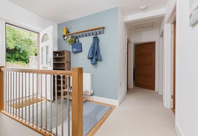 On entering through front door you will discover all four bedrooms and the family bathroom.