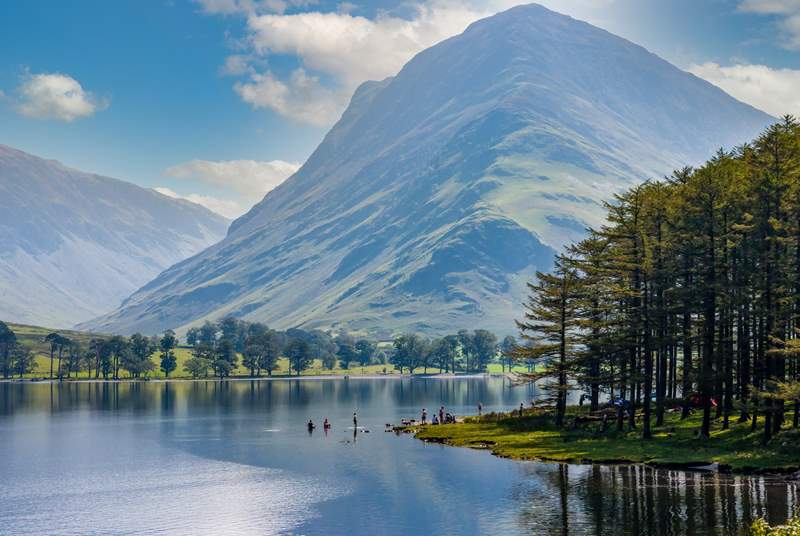 While you're there spend time visiting the other beautiful lakes. This is Buttermere.