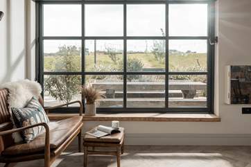 Natural light illuminates the space beautifully.