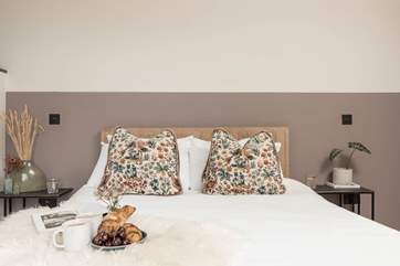 Adorned in luxury linens.