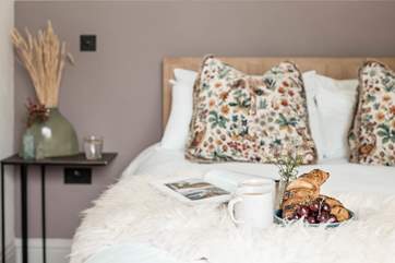 Enjoy a long lazy lie-in with breakfast in bed.