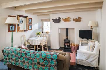 Get cosy in front of the log-burner.