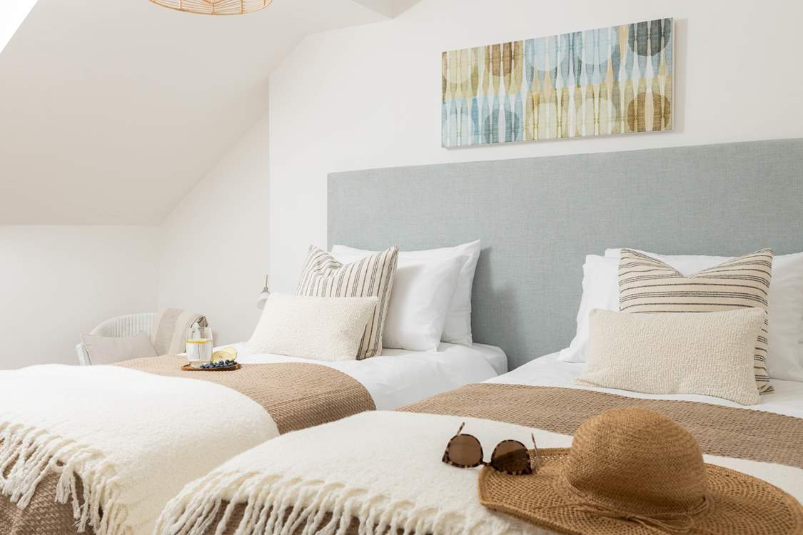 Bedroom 2 - the perfect twin room or a glorious super-king.