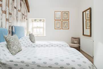 The twin bedroom, ideal for both adults and children.