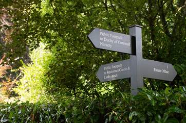 Explore the footpaths that lead right from the Estate.