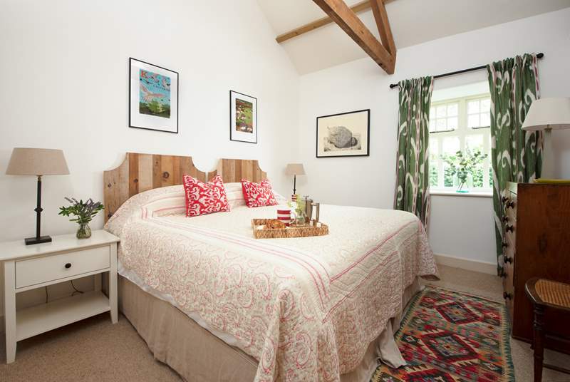 There are twin beds in the second bedroom, close together if you want to get cosy.
