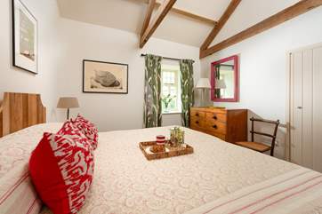 Breakfast in bed? Why not, you are on holiday!