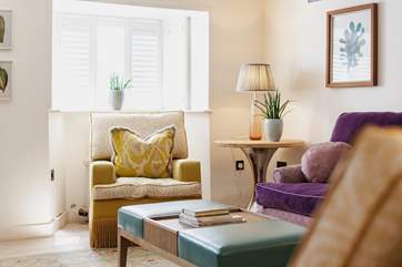 Spend time enjoying a moment, curled up with your favourite book.