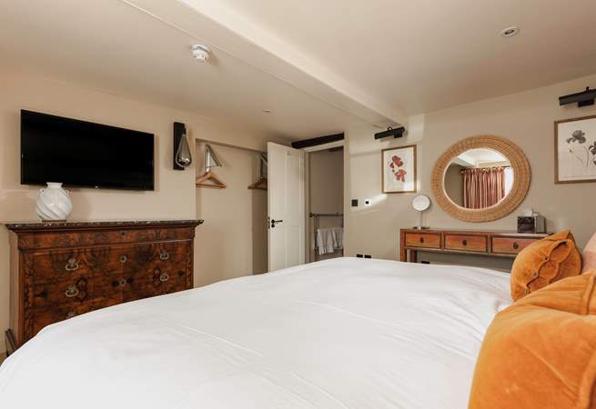 Convenient downstairs bedroom one, with en suite bathroom.