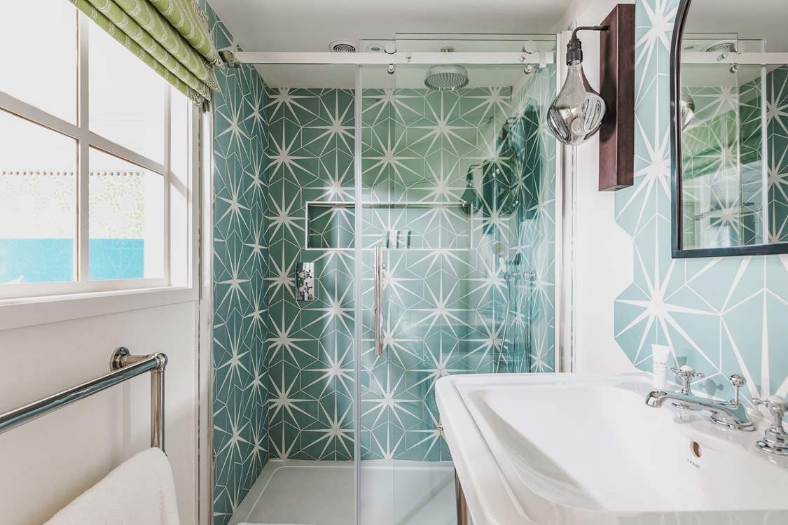 Bedroom two's en suite shower-room.