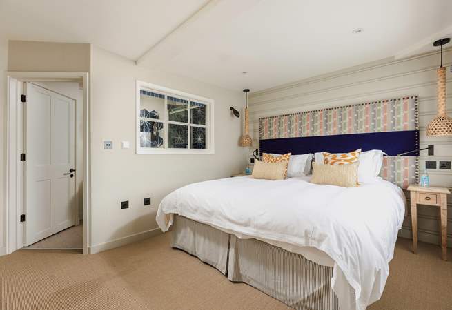 Why not enjoy breakfast in bed. This bedroom is also at the front of the cottage.