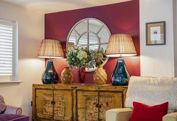Take pleasure organising your day out from the comfort of the beautiful sitting-room.