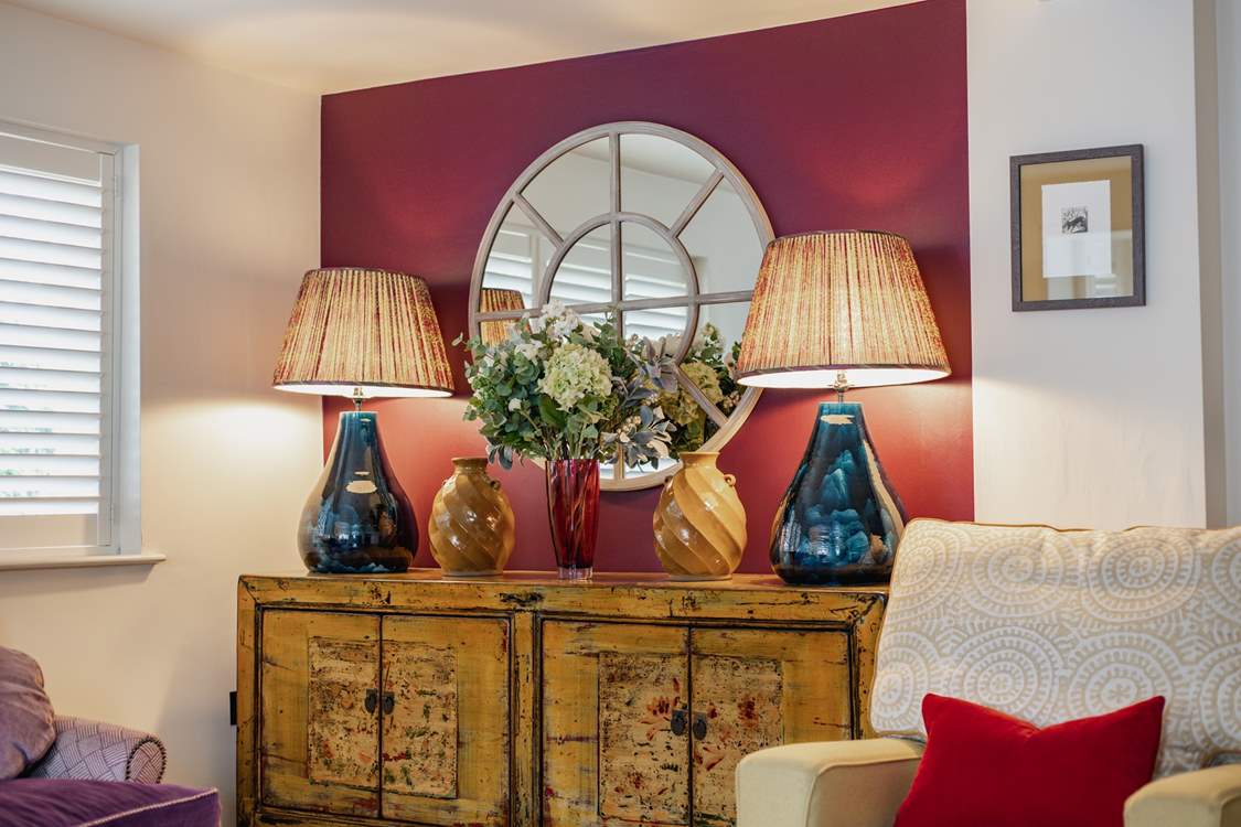 Take pleasure organising your day out from the comfort of the beautiful sitting-room.