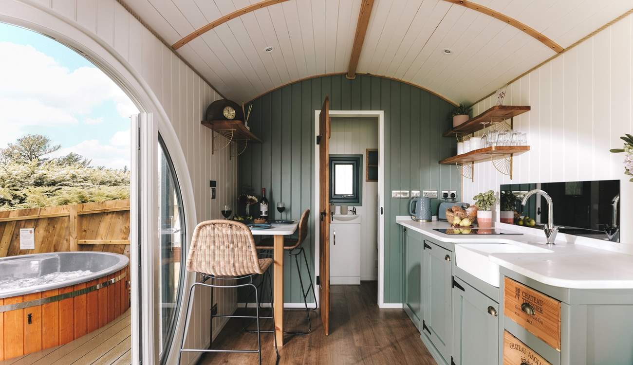 This hideaway is idyllic for two.