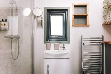 The gorgeous shower-room - just perfect for freshening up for the day ahead.