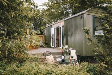 Open up the doors and step out onto your secluded decking.