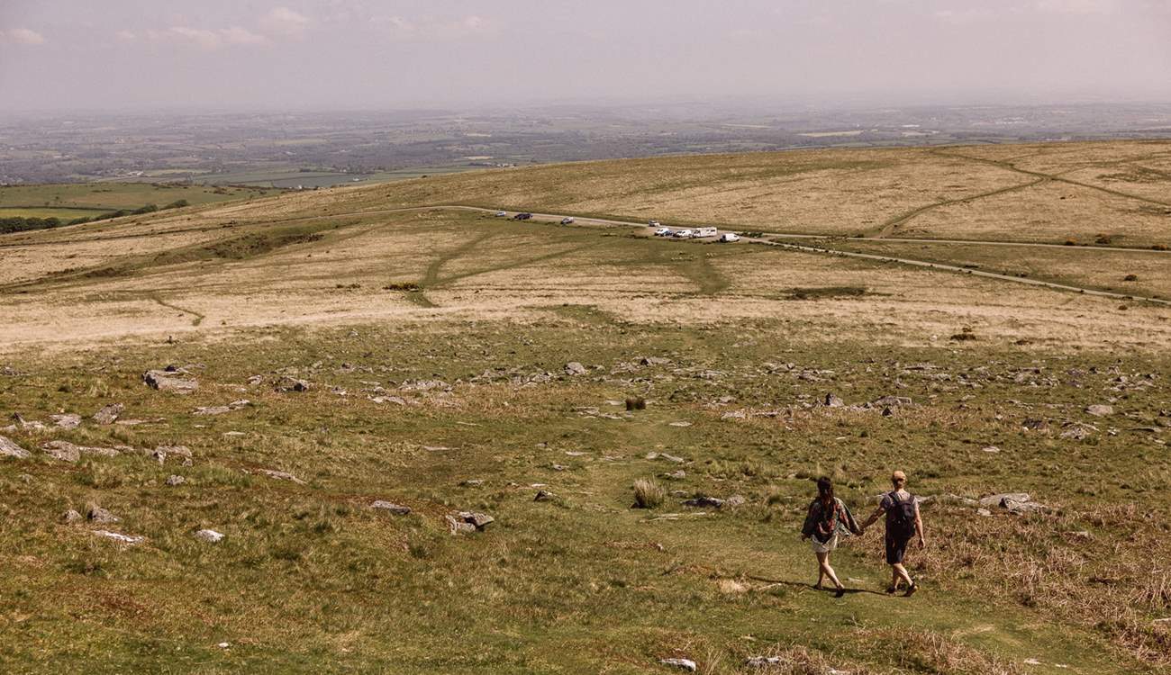The rugged landscape of Dartmoor National Park - miles upon miles just waiting to be explored! 