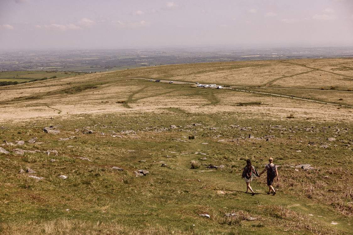 The rugged landscape of Dartmoor National Park - miles upon miles just waiting to be explored!