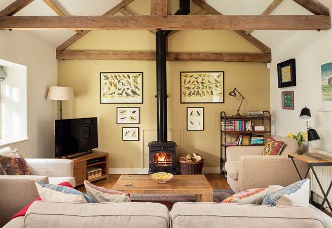 The open plan living-room will become the heart of the home.