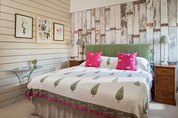 End the day in the super-king sized bed.