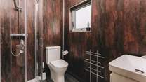 Freshen up in the beautifully presented shower-room. 