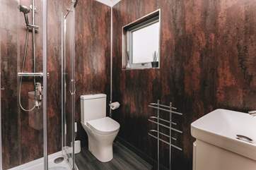 Freshen up in the beautifully presented shower-room.