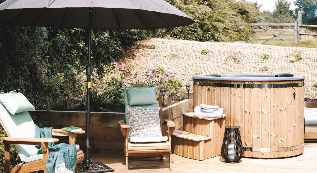 Soak up the sunshine and delve into good read or slip into the heavenly hot tub under the stars.