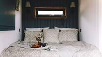 The super-king size bed is utterly sumptuous, promising an undisturbed night's rest.