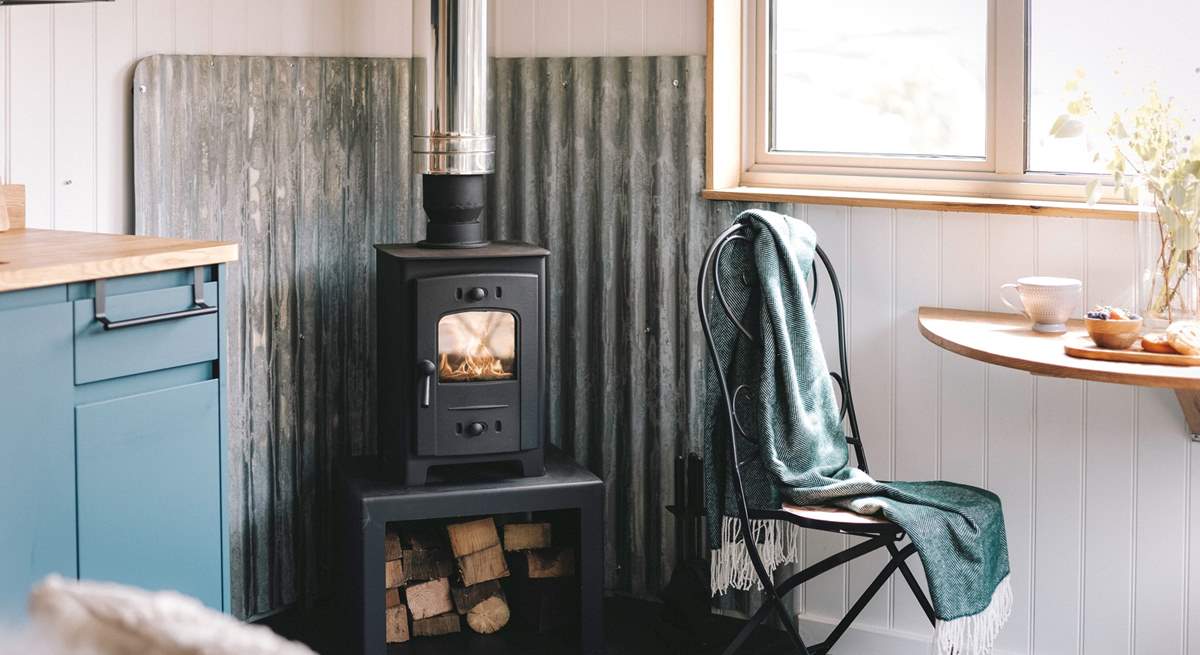 Light the wood-burner after a countryside ramble and stay toasty beside flickering flames.