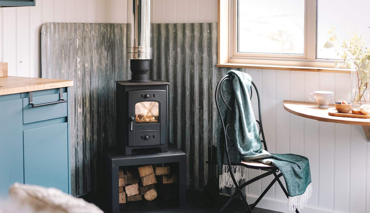 Light the wood-burner after a countryside ramble and stay toasty beside flickering flames.