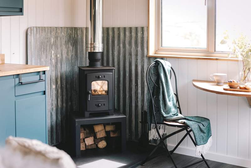 Light the wood-burner after a countryside ramble and stay toasty beside flickering flames.