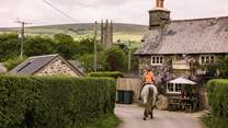 Stopping at The Rugglestone Inn for a cosy pub lunch. 