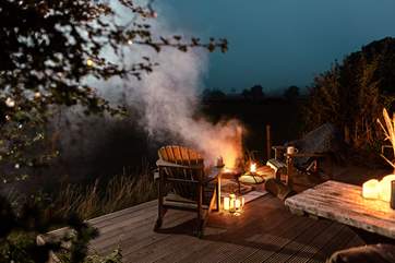 And you'll love sharing stories beside the flickering flames.