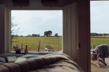 And as dawn calls, you will love waking to this sweeping countryside vista.