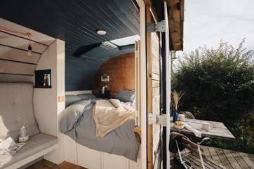 Inside/outside living is a dream here.