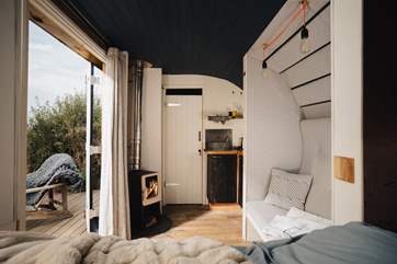 Step inside and fall in love with the cosy interiors.