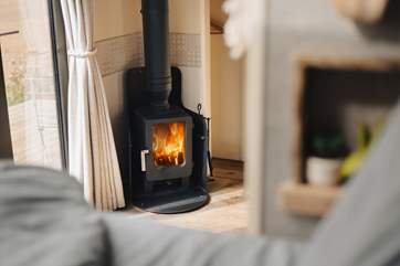 Light the fire after a stroll through the fields and get snug beside the flickering flames.
