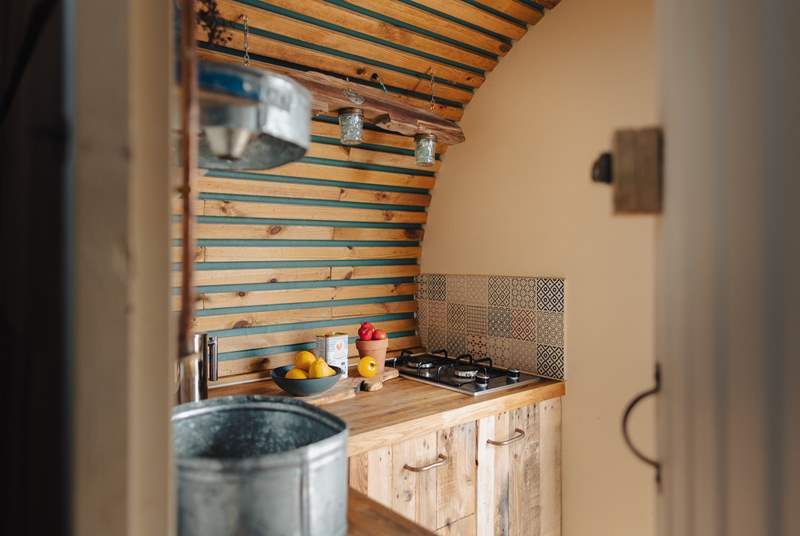 This upcycled cabin is the ideal place to get away to.