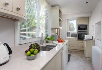 The cottage kitchen is the perfect place to cook up a feast using fresh local produce.