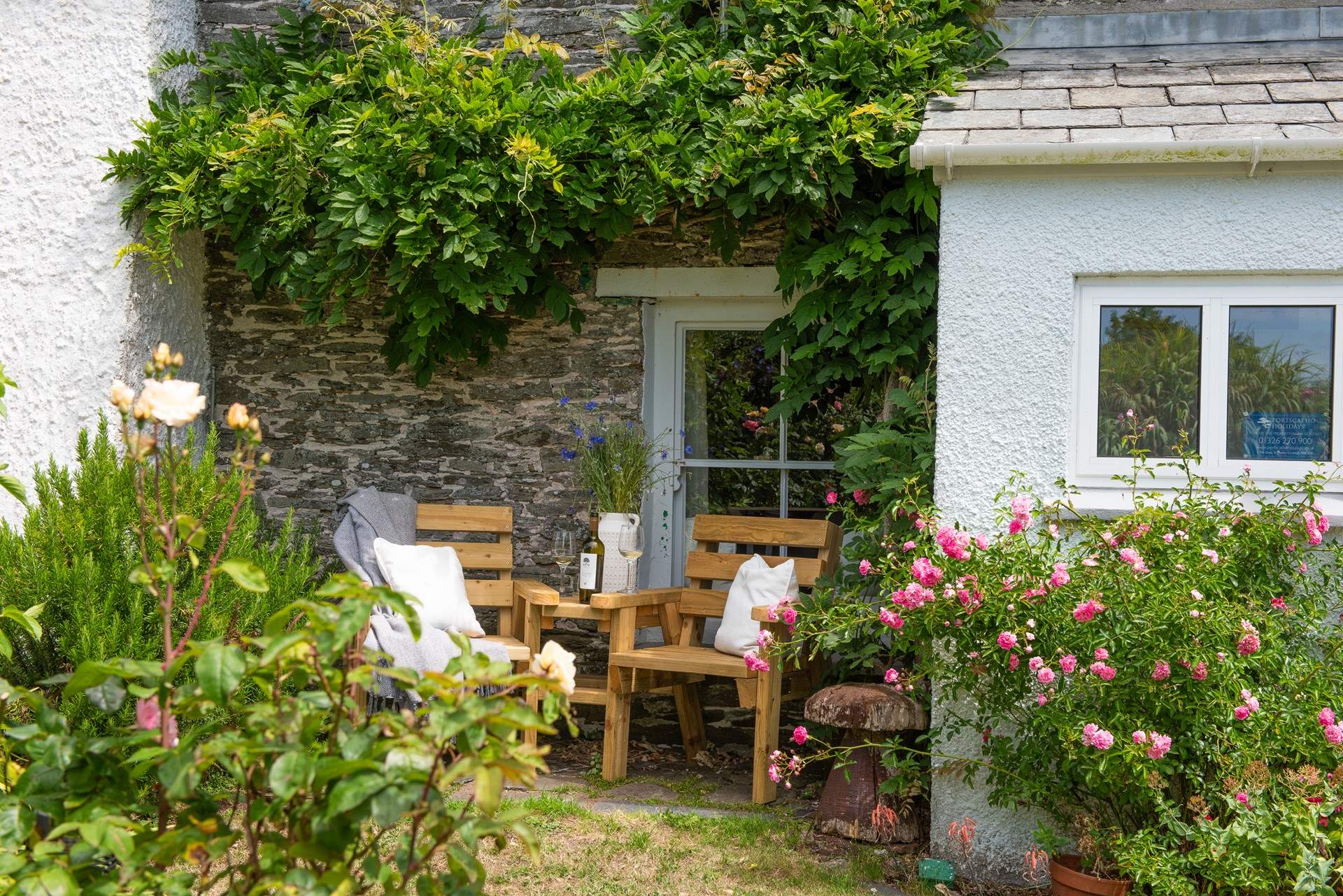 A lovely spot for an evening drink or early morning coffee.