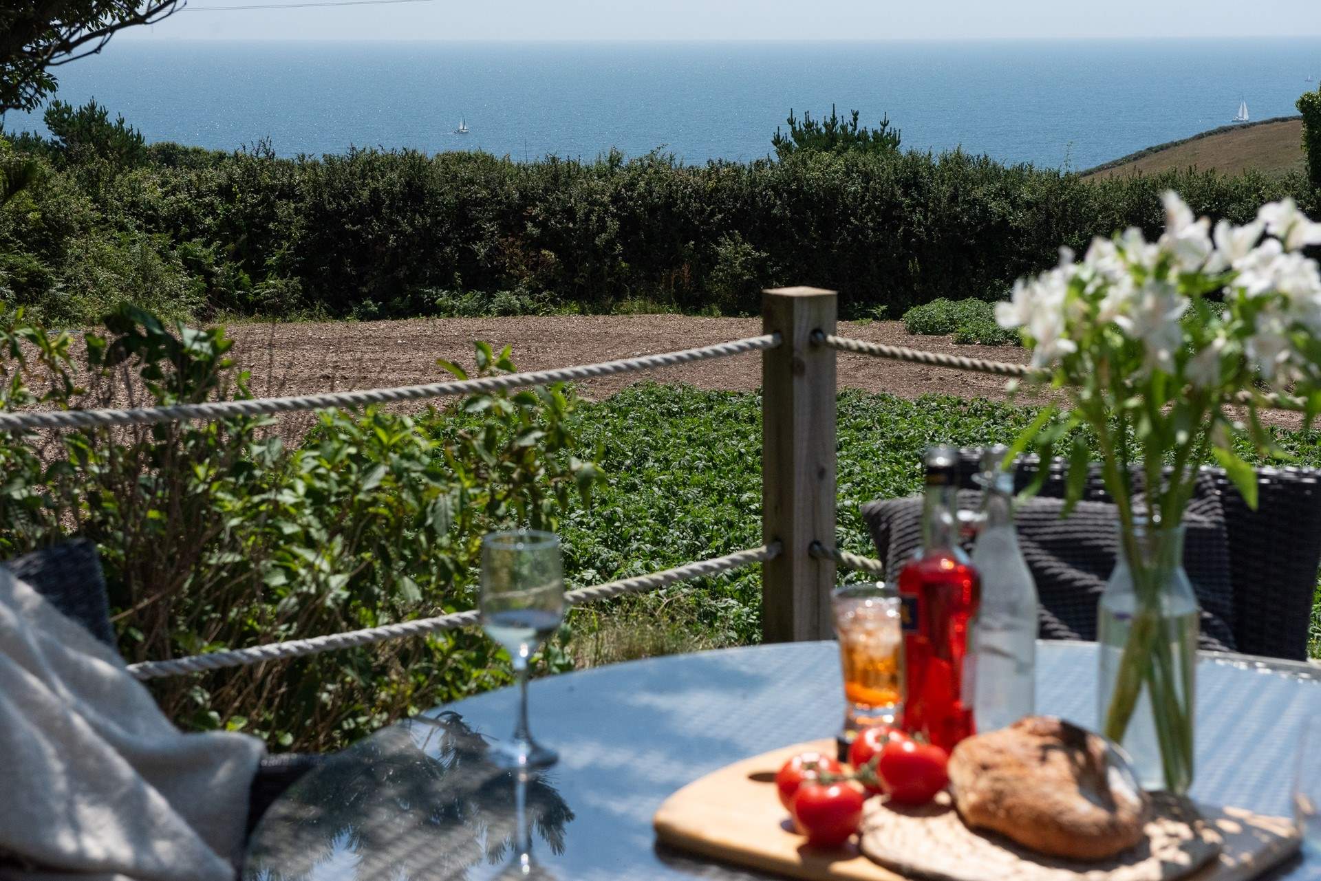 Enjoy a sundowner at the end of the day.