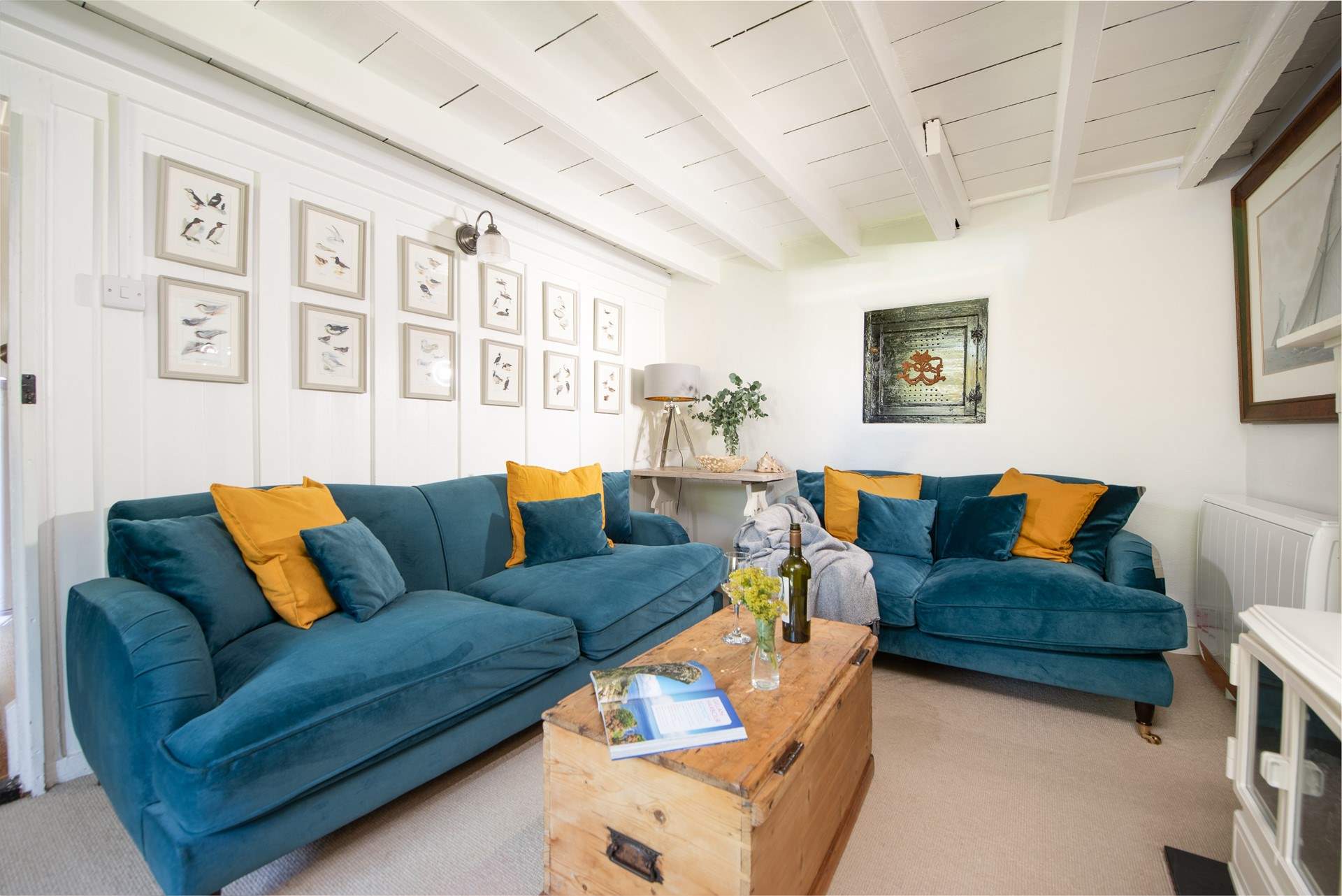 Sink into one of the gorgeous sofas and relax.