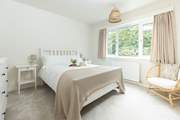The double room to the side of the property is a calm and restful space.