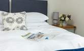 The bed linens ensure a restful night.  - Thumbnail Image